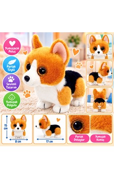 Ty Beanie Babies Peluş Corgi Köpek Colin 15 Cm Nhr