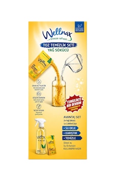 Yağ Sökücü Toz Temizlik Seti 1 Ad. Toz Yağ Sökücü + 1 Ad. 1000ml Şişe Diğer