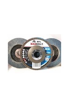 Bauwelt Çap115 Z040 Flap Disk Zımpara İnox 5li Paket Bauwelt Çap115 Z040 Flap Disk Zımpara İnox 5li Paket