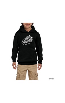 Zepplin Giyim Sonsuza Kadar Beraber Siyah Çocuk Kapşonlu Sweatshirt Zepplin Giyim Sonsuza Kadar Beraber Siyah Çocuk Kapşonlu Sweatshirt