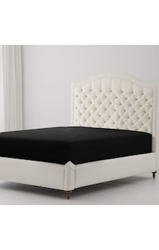 Lionas Lastikli %100 Pamuk Penye Çarşaf 140x200 Siyah Lionas Lastikli %100 Pamuk Penye Çarşaf 140x200 Siyah