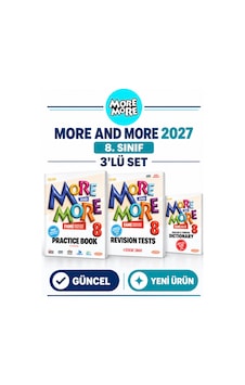Güncel 8.sınıf 8 More&more Practice Book&dıctıonary Readers & Skılls + Gramer And Vocabulary 3 Lü Set Yeni Ürün Güncel 8.sınıf 8 More&more Practice Book&dıctıonary Readers & Skılls + Gramer And Vocabulary 3 Lü Set Yeni Ürün