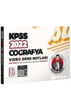 Kpss Coğrafya Video Ders Notları 2022 - Benim Hocam Yayınları