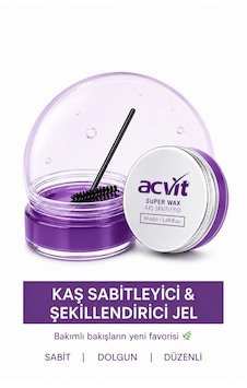 Süper Wax Kaş Sabitleyici Ve Şekillendirici Jel 50 Ml Beyazlık Bırakmayan Şeffaf, Doğal Görünüm 0