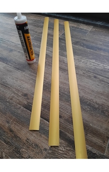 Gold Sarı Kapı Eşik Çıtası 3 Adet + 1 Mastik Gold Sarı Kapı Eşik Çıtası 3 Adet + 1 Mastik