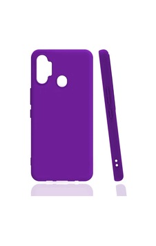 Zore Tecno Spark 7 Pro Kılıf Nvth Biye Silikon - Mor Zore Tecno Spark 7 Pro Kılıf Nvth Biye Silikon - Mor