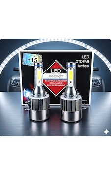 Ford Focus 3 Uyumlu Gündüz Farı H15 Beyaz Led Xenon Far Ampulü 8000 Lümen 2 Adet Ford Focus 3 Uyumlu Gündüz Farı H15 Beyaz Led Xenon Far Ampulü 8000 Lümen 2 Adet