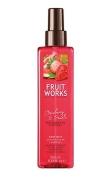 Fruit Works BM Strawberry & Pomelo Vücut Spreyi 250 ML Fruit Works BM Strawberry & Pomelo Vücut Spreyi 250 ML