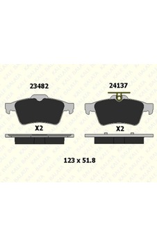 Kale Balata 24137a0000kd13 Fren Balatası Arka Dısklı Tip 93183140 93176116 93192623 1605200 1605993 4254.a8 Bm Focus Vectra C Citroen Ford Mazda Renault Saab Volvo 03 Kale Balata 24137a0000kd13 Fren Balatası Arka Dısklı Tip 93183140 93176116 93192623 1605200 1605993 4254.a8 Bm Focus Vectra C Citroen Ford Mazda Renault Saab Volvo 03