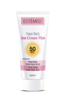 Estemed Power Block Sun Pink Koruyucu Güneş Kremi SPF50+ 50 ML