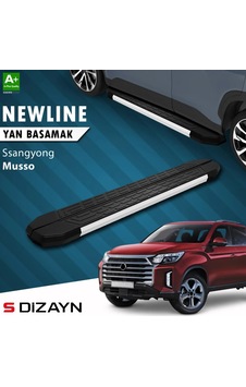 S-dizayn Ssangyong Musso Newline Aluminyum Yan Basamak 213 Cm 2018-2026 A+ Kalite