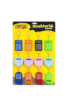 Bay 12 Adet Hesap Mak. Anahtarlık Renkli Plastik Nrx-4089 Bx40 Najmaddin Altın Bay 12 Adet Hesap Mak. Anahtarlık Renkli Plastik Nrx-4089 Bx40 Najmaddin Altın