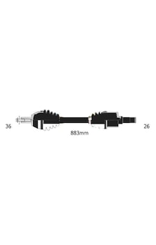 GKN GLANZER 304773 Aks Sağ 1.6 8V -Os