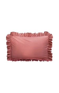 Fırfırlı Yastık Kılıfı Tek Kişilik 50x70 Cm 1 Adet %100 Doğal Pamuk 18 Farklı Renk Seçeneği Gül Kurusu Fırfırlı Yastık Kılıfı Tek Kişilik 50x70 Cm 1 Adet %100 Doğal Pamuk 18 Farklı Renk Seçeneği Gül Kurusu
