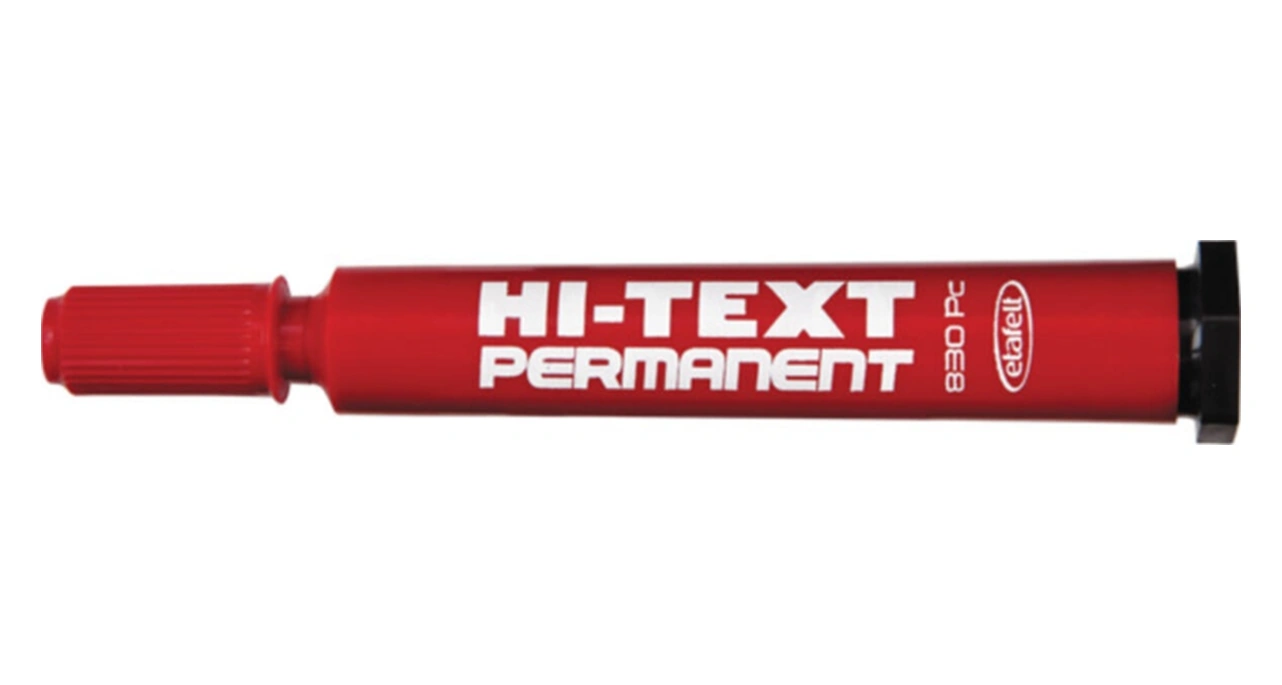 Hitext Markör Kalem Kesik Uç Kırmızı 12 Li 830-pck 1 Paket 12 Adet Hitext Markör Kalem Kesik Uç Kırmızı 12 Li 830-pck 1 Paket 12 Adet