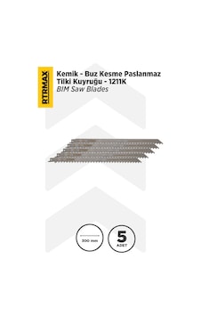 Rh17670 Kemik - Buz Kesme Paslanmaz Tilki Kuyruğu - 1211k Model 300 Mm - 5 Adet Rh17670 Kemik - Buz Kesme Paslanmaz Tilki Kuyruğu - 1211k Model 300 Mm - 5 Adet