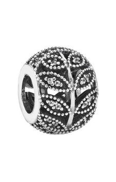 Nur Silver Taş Yapraklı Yuvarlak Gümüş Charm Nur-bl00174 Nur Silver Taş Yapraklı Yuvarlak Gümüş Charm Nur-bl00174