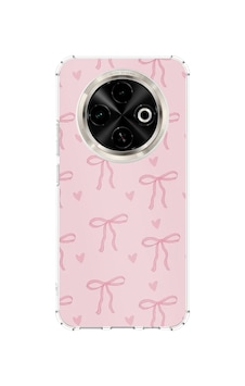 Tecno Spark 30c Uyumlu Pembe Kalpli Fiyonklar Baskılı Silikon Kılıf Tecno Spark 30c Uyumlu Pembe Kalpli Fiyonklar Baskılı Silikon Kılıf