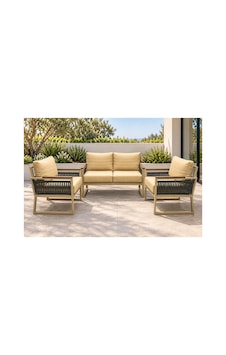 Yasemin 2+1+1 Rattan İp Detaylı Balkon-bahçe-kafe,çay Seti,koltuk Takımı,oturma Grubu,ofis Koltuğu Yasemin 2+1+1 Rattan İp Detaylı Balkon-bahçe-kafe,çay Seti,koltuk Takımı,oturma Grubu,ofis Koltuğu