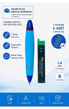 Faber-castell Okul Versatili Mekanik Kalem, 1.4mm Uç, Ergonomik T Diğer Faber-castell Okul Versatili Mekanik Kalem, 1.4mm Uç, Ergonomik T Diğer