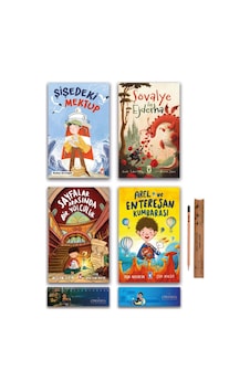 Timaş Çocuk Arel Ve Enteresan Kumbarası - Şişedeki Mektup - Şövalye İle Ejderha Set 4 Kitap