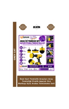 Özel Seri Temizlik Araçları Araç Temizliği Pratik Aparat 3lü Matkap Uçlu Araba Temizleme Seti Özel Seri Temizlik Araçları Araç Temizliği Pratik Aparat 3lü Matkap Uçlu Araba Temizleme Seti