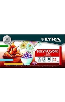 Lyra Polycrayons Soft - Toz Pastel-12'Li Kutu