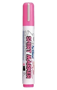 Shirt Marker Tişört Markörü Uç:2,0mm Fosforlu Pembe Çok Renkli Shirt Marker Tişört Markörü Uç:2,0mm Fosforlu Pembe Çok Renkli
