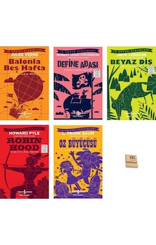 İş Çocuk Klasikleri 8-13 Yaş Beyaz Diş Define Adası Balonla Beş Hafta Robin Hood Ve Oz Büyücüsü İş Çocuk Klasikleri 8-13 Yaş Beyaz Diş Define Adası Balonla Beş Hafta Robin Hood Ve Oz Büyücüsü