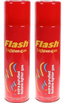2 Adet Flash Marka 270 Ml Çakmak Gazı