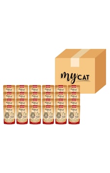 Mycat Sığır Etli Pouch Yetişkin Kedi Maması 24 x 85 G Mycat Sığır Etli Pouch Yetişkin Kedi Maması 24 x 85 G
