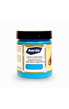 Karin Ebru Boyası 105 Ml. 902 Zemin Renkleri - Açık Mavi Karin Ebru Boyası 105 Ml. 902 Zemin Renkleri - Açık Mavi