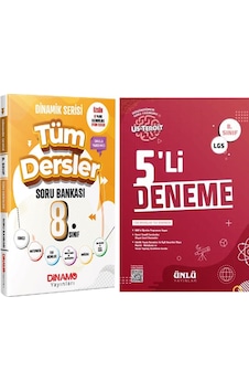 Dinamo Yayınları 8. Sınıf Tüm Dersler Dinamik Serisi Soru Bankası Ve Ünlü 5 Li Deneme Seti 2 Kitap Dinamo Yayınları 8. Sınıf Tüm Dersler Dinamik Serisi Soru Bankası Ve Ünlü 5 Li Deneme Seti 2 Kitap