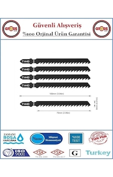 Dekupaj Ağzı 144d Ağaç Kesme - 5 Adet