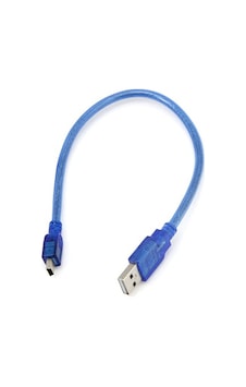 Mini Usb Kablo 30cm Usb A Mini Usb 5 Pin, Veri Ve Şarj Kablosu Mini Usb Kablo 30cm Usb A Mini Usb 5 Pin, Veri Ve Şarj Kablosu