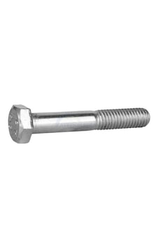 M10x100 25 Adet Galvanizi Yarım Diş Cıvata 8.8 Dın 931 M10x100