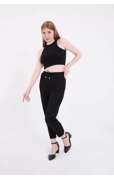 Tarzyeri Kadın Tam Kalıp Basic Eşofman Pantolon - Siyah 001 Tarzyeri Kadın Tam Kalıp Basic Eşofman Pantolon - Siyah 001
