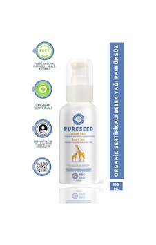 Pureseed Natural Organik Sertifikalı Bebek Yağı Parfümsüz - 100 ML