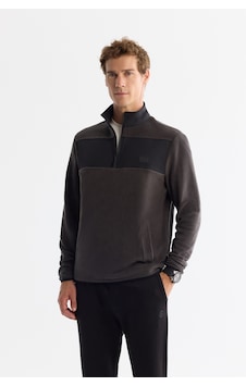 Avva Erkek Antrasit Soğuğa Dayanıklı Fermuarlı Dik Yaka Polar Regular Fit Sweatshirt A42y1380 Avva Erkek Antrasit Soğuğa Dayanıklı Fermuarlı Dik Yaka Polar Regular Fit Sweatshirt A42y1380