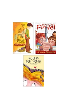 Sticker Hediyeli 35 Kilo Tembel Teneke - Bunun Adı Findel - Bitlerimi Geri Verin - Andrew Clements Sticker Hediyeli 35 Kilo Tembel Teneke - Bunun Adı Findel - Bitlerimi Geri Verin - Andrew Clements