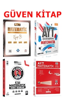 Eyüp B- Toprak- Barış Ve Mert Hoca Ayt Matematik Soru Bankası Set Eyüp B- Toprak- Barış Ve Mert Hoca Ayt Matematik Soru Bankası Set