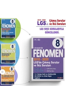 Fenomen 8.sınıf 2018-2025 Lgs De Çıkmış Sorular Set Fenomen 8.sınıf 2018-2025 Lgs De Çıkmış Sorular Set