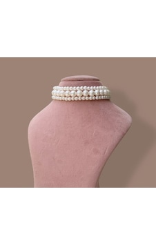 Kadın Choker İnci Boncuklu Kolye Çok Renkli Kadın Choker İnci Boncuklu Kolye Çok Renkli