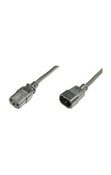 Assmann Ak-440201-018-s Pc-monitör Arası Güç Kablosu, C14 Erkek - C13 Dişi, 1.8 Metre