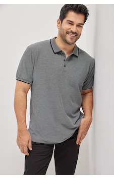 Ac&Co / Altınyıldız Classics 4A4820200047Syh3XL Düğmeli Polo Yaka Cepsiz Slim Fit Erkek Tişört Siyah