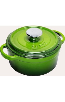 Sürel Döküm 20 Cm Derin Yuvarlak Tencere Koyu Yeşil Yeşil Sürel Döküm 20 Cm Derin Yuvarlak Tencere Koyu Yeşil Yeşil