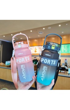 Sport Su Matarası 1600 Ml Model 1 Pembe - Mavi