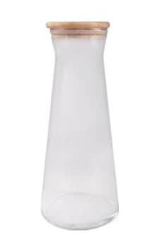 Bambu Kapaklı Lale Cam Karaf 1.2 Lt Bambu Kapaklı Lale Cam Karaf 1.2 Lt