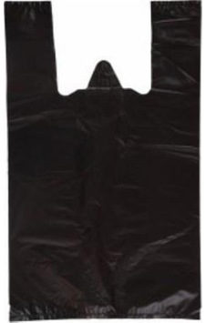Küçük Boy Siyah Ekonomik Atlet Poşet 25x42 1 Kg