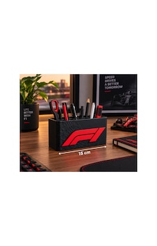 F1 Kalemlik 15 Cm Formula 1 Temalı Masaüstü Organizer 3d Baskı Kalemlik